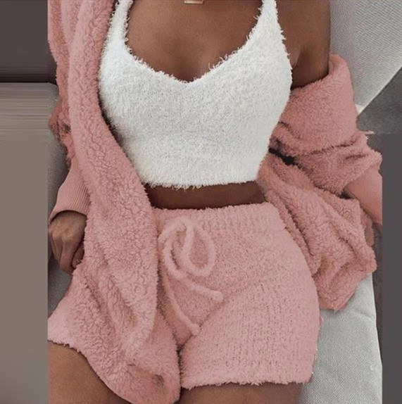 Ensemble De Pyjama En Tricot Douillet (3 pièces)