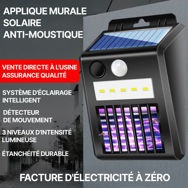 Lampe Anti Moustique Solaire Murale