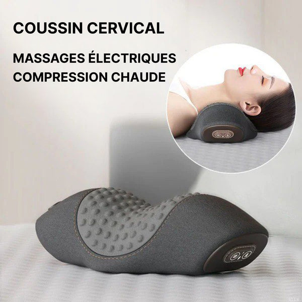 Coussin Repose-tête Avec Massage Chauffant Intégré
