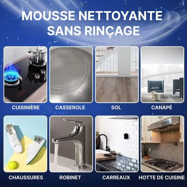 Mousse Nettoyante Pour Taches d'Huile Tenaces