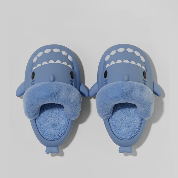 Pantoufles d'Hiver En Forme De Requin - Chaudes et confortables