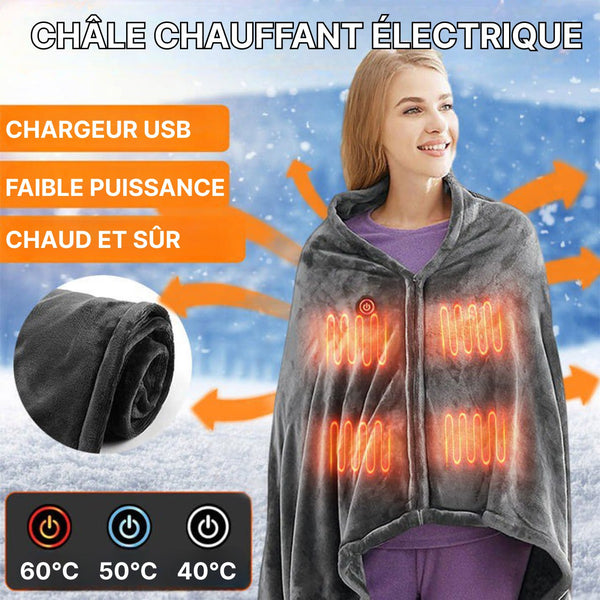 Châle Chauffant Électrique