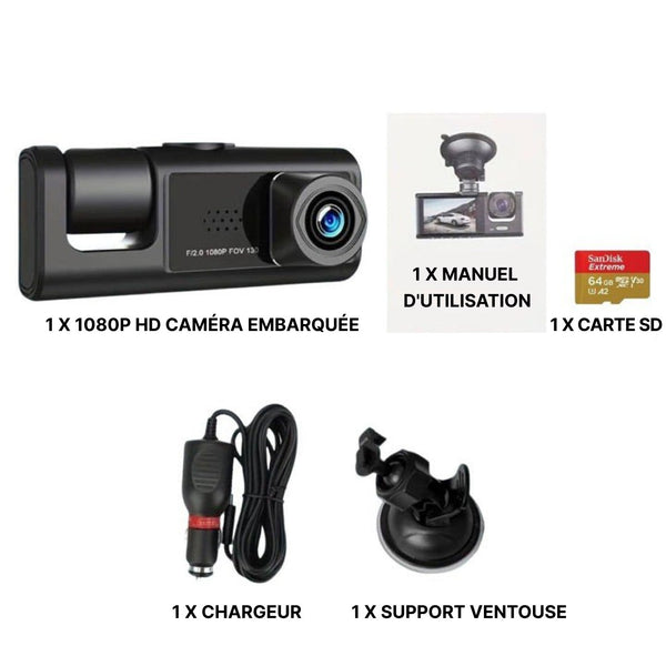 Caméra Dash Cam Pro HD Pour Voiture