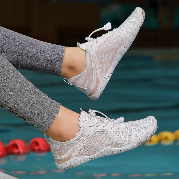 Chaussures à Semelle Souple Respirantes Orthopédiques Tissées Pour Femmes