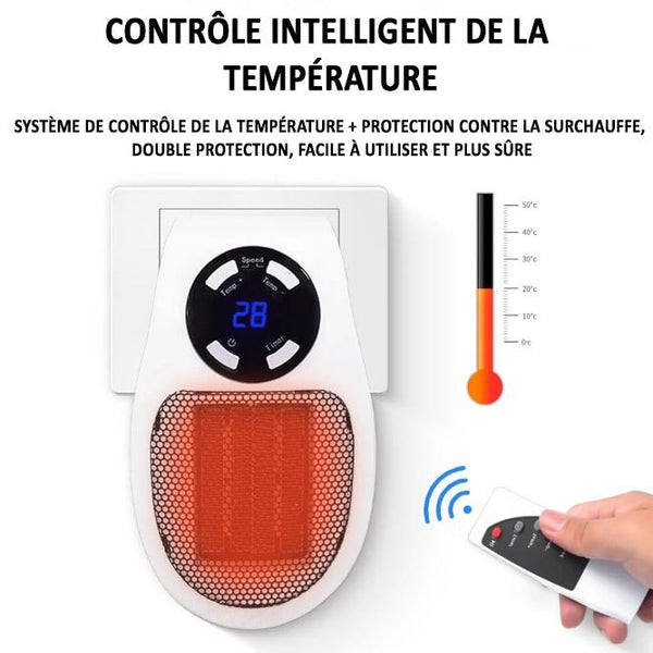 Chauffage Électrique Portable - HeatSafe