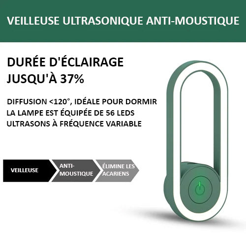 Lampe LED Anti-moustique - MosquitoTrap™