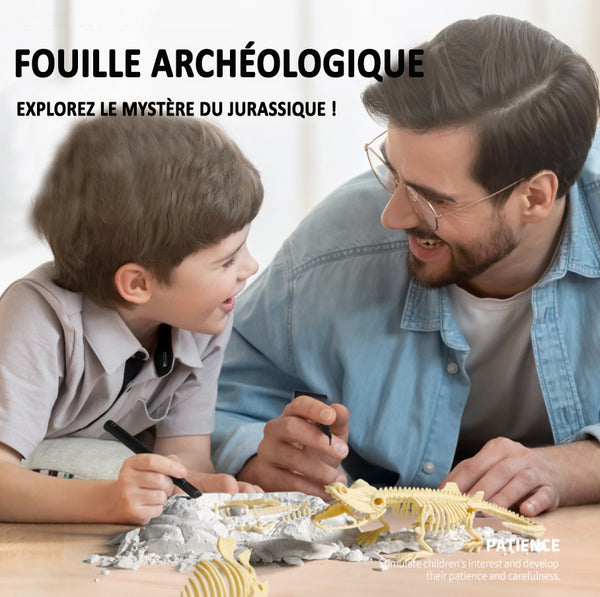 Kit De Fouille Archéologique - Jouet Squelette De Dinosaure