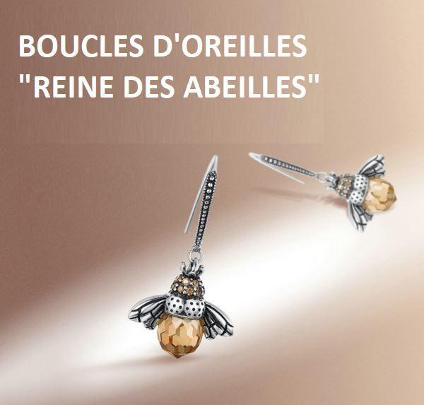 Boucles D'Oreilles "Reine des Abeilles"
