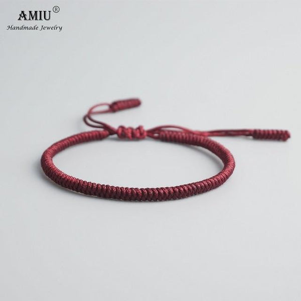 Bracelet de cordes tibétain fait à la main