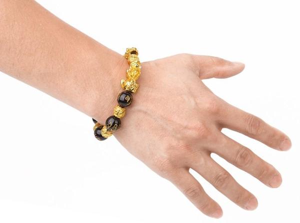 Bracelet en Obsidienne Noire Feng Shui