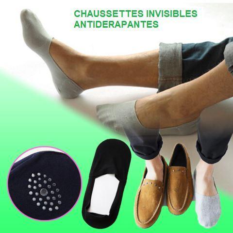 Chaussettes Invisibles Antidérapantes En Silicone (Lot de 5)