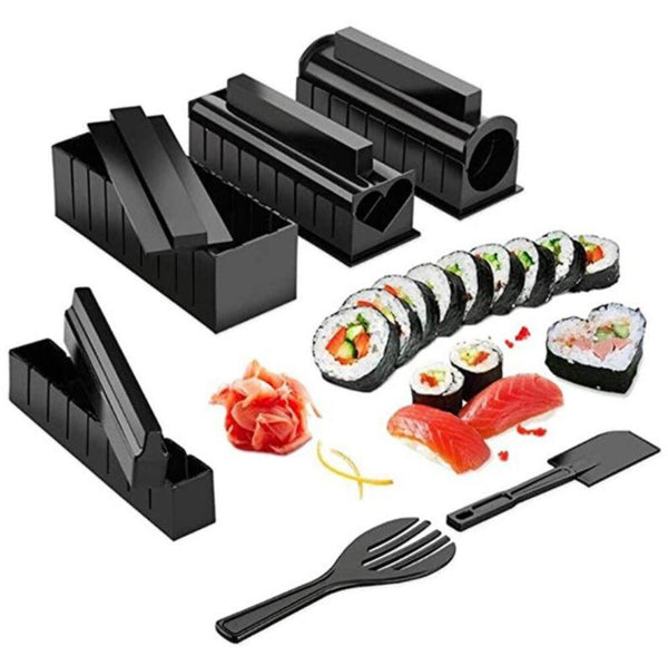Ensemble de Moules à Sushi - 10 pièces
