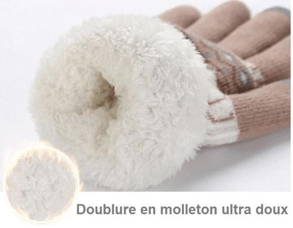 Gants Tactiles En Molleton Thermique