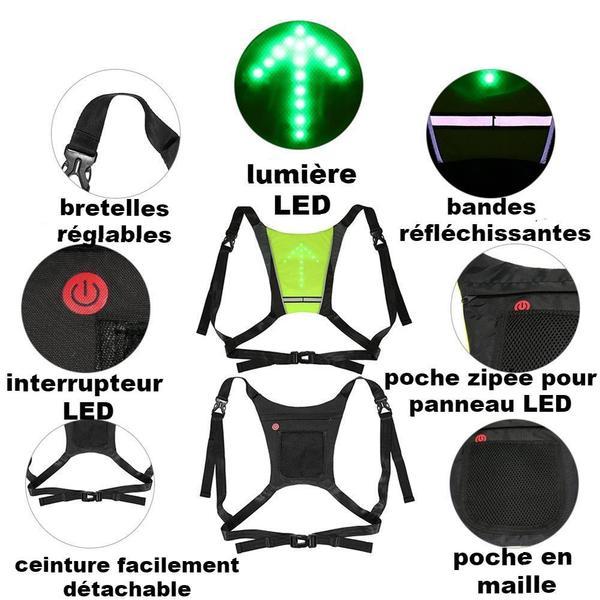 Gilet de Cyclisme à LED