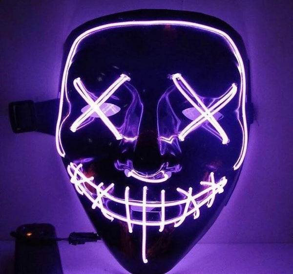 Masque Lumineux "The Purge" Halloween