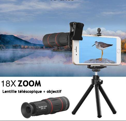 Objectif pour Smartphone - Zoom X18