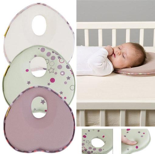 Oreiller en Mousse Anti-tête Plate pour Bébé