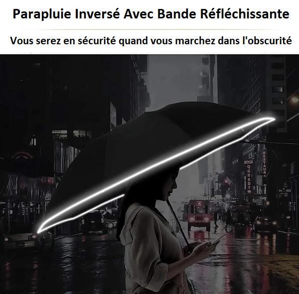 Parapluie Inversé Avec Bande Réfléchissante - BrelaPlus™
