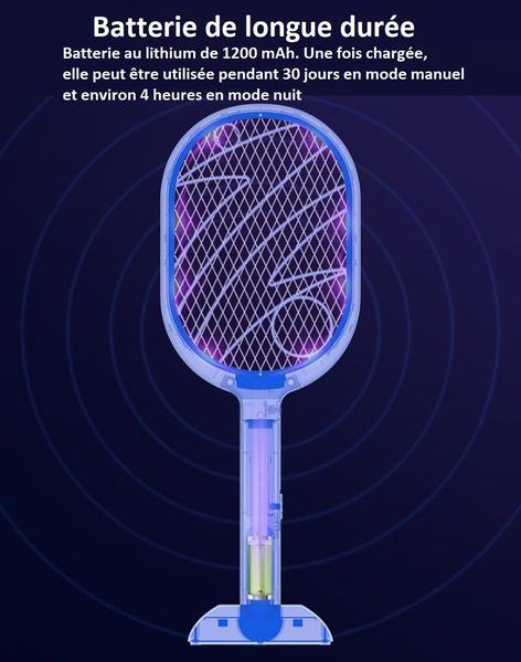 Raquette Anti-moustiques Rechargeable