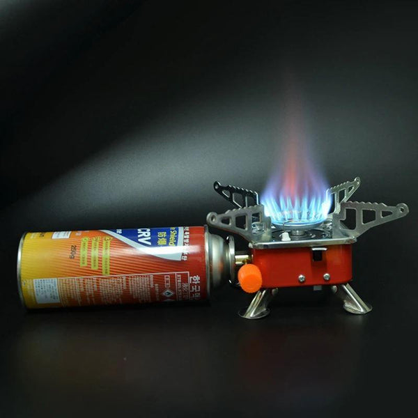 Réchauds de Camping à Gaz Portable Brûleur de Cuisinière Pliable Ultra-léger