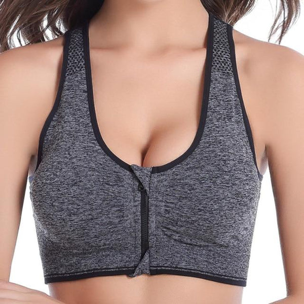 Soutien-gorge de Sport Zippé