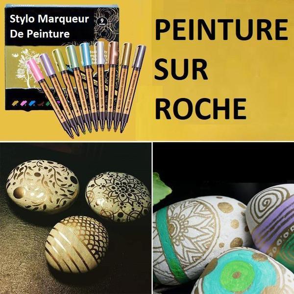 Stylo - Marqueur Peinture | Pierre - Verre - Corporelle - STA™ (lot de 10)