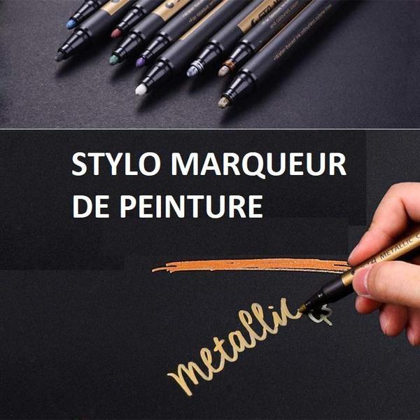 Stylo - Marqueur Peinture | Pierre - Verre - Corporelle - STA™ (lot de 10)